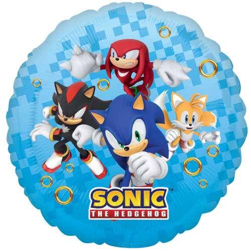 Sonic The Hedgehog Foil Balloon - Click Image to Close